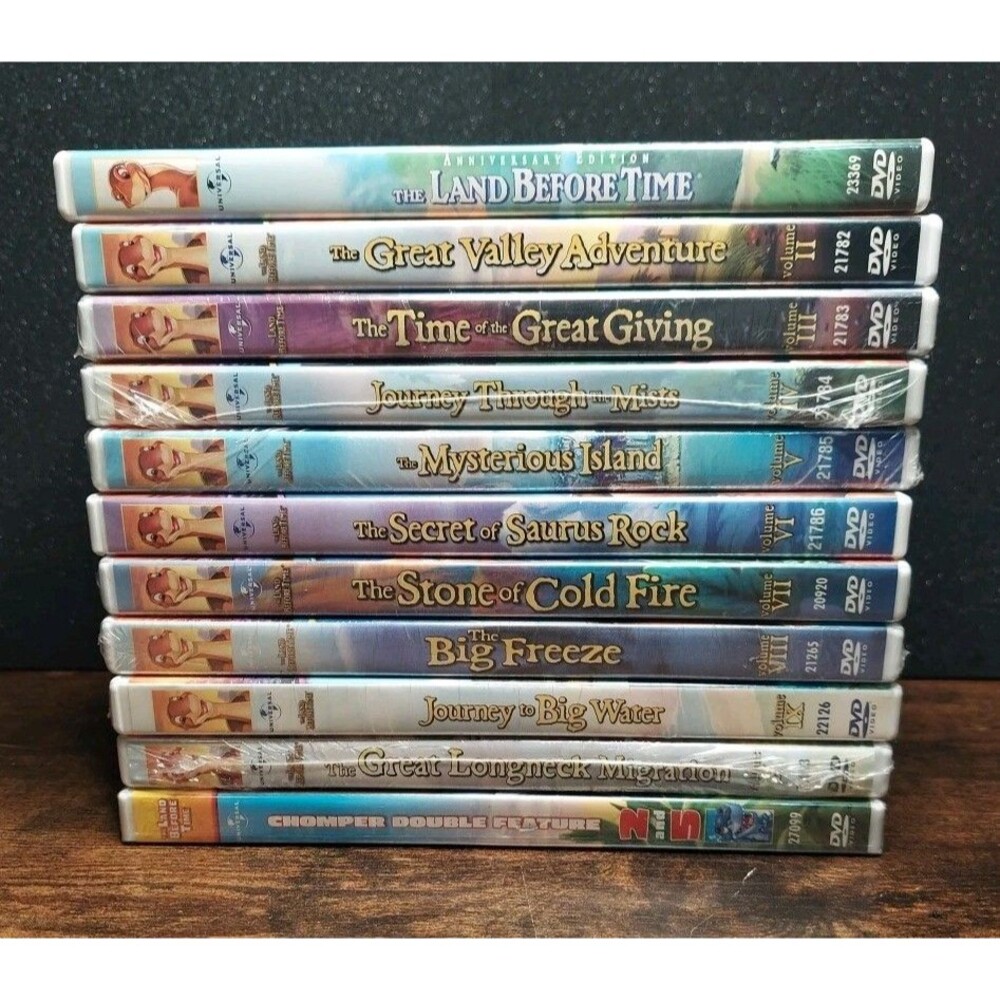 THE LAND BEFORE TIME DVD Movie Lot of (11)  I - X +Chopper Double Feature 8 NEW